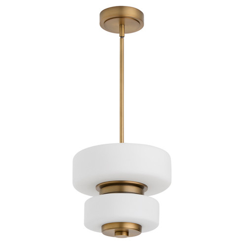 Favo LED Pendant in Brushed Brass (19|38056)