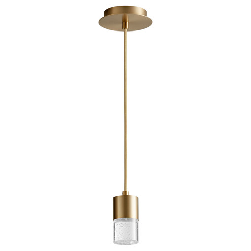 Spirit LED Pendant in Aged Brass (19|36840)