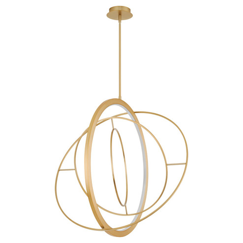 Gallilei LED Pendant in Aged Brass (19|365840)