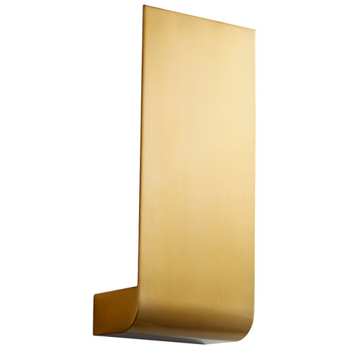 Halo LED Wall Sconce in Aged Brass (19|353540)