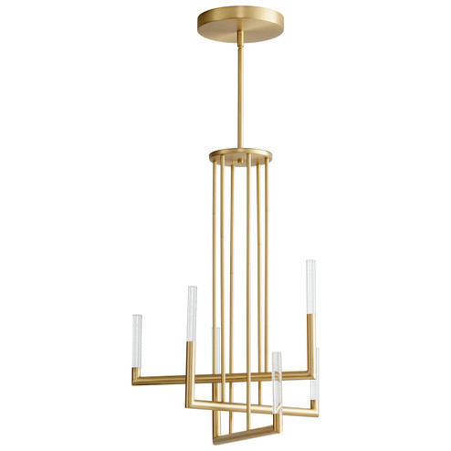 Lustre LED Chandelier in Aged Brass (19|32440)