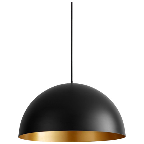 Lucci LED Pendant in Black|Industrial Brass (19|3211550)