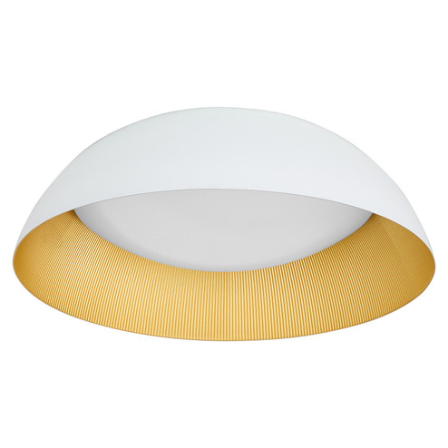 Lucci LED Ceiling Mount in White|Industrial Brass (19|3206650)