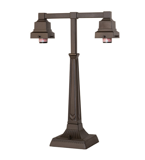 Mission Two Light Table Base in Oil Rubbed Bronze (57|287929)