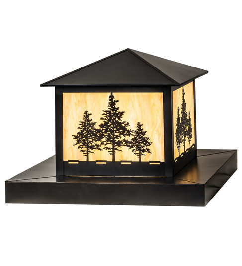 Tamarack Two Light Pier Mount in Craftsman Brown (57|287121)