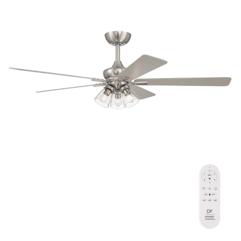 Charney 52'' Ceiling Fan in Brushed Nickel (43|FRCHR52F30BN)