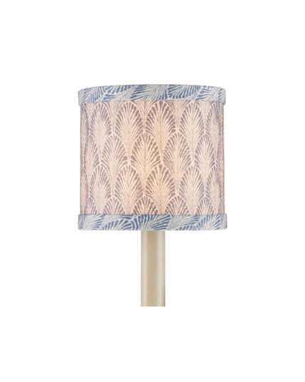Plume Chandelier Shade in Blue / Ivory (142|09000064)