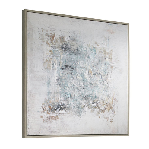 Find Me Here Abstract Art in Gray Wood (52|32498)