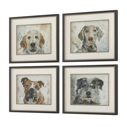 Dog Days Framed Prints Set/4 (52|32466)