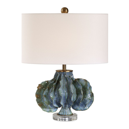 Ruffle Up One Light Table Lamp in Antique Brass (52|306741)