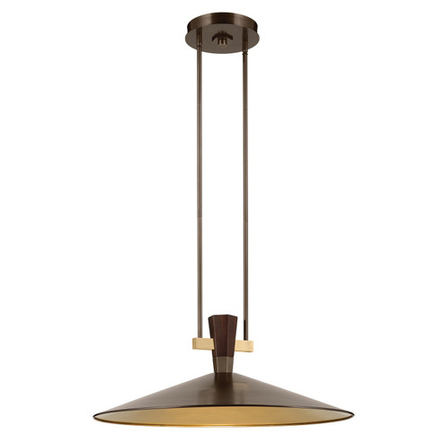 Tenon LED Pendant in Lacquered Bronze (12|52833LBZLED)