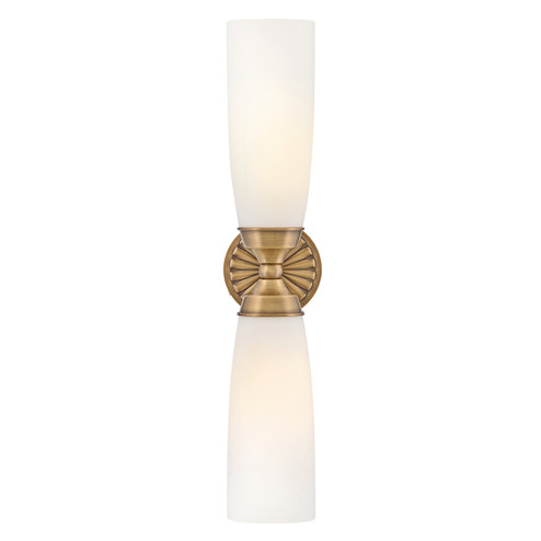 Alexis LED Wall Sconce in Heritage Brass (13|57492HB)