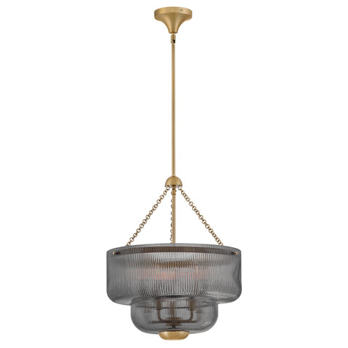 Adella LED Pendant in Lacquered Brass (13|48573LCBSM)