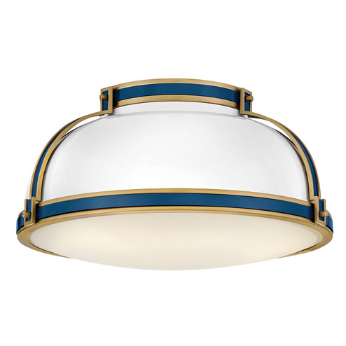 Barton LED Flush Mount in Gloss White (13|46353GWLCB)