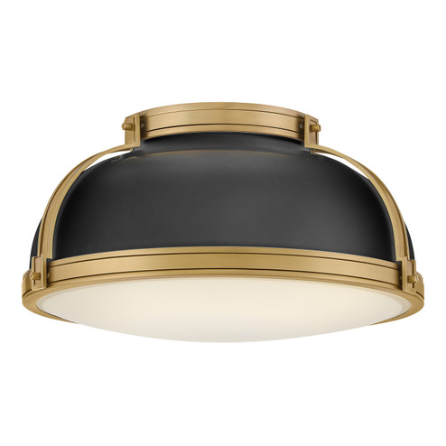 Barton LED Flush Mount in Black (13|46353BKLCB)