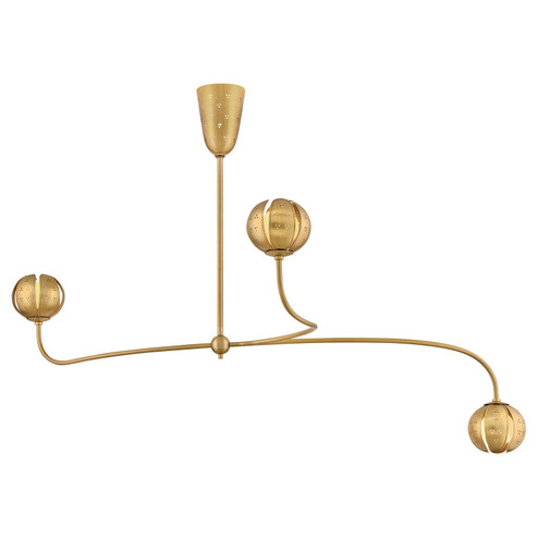 Anthos LED Chandelier in Unlacquered Brass (138|FR46963UBLL)