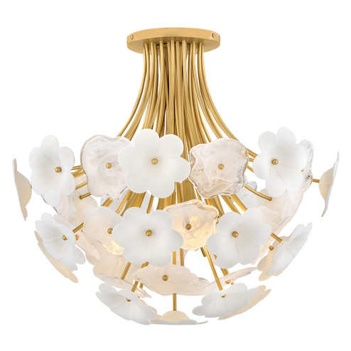 Marianne LED Semi Flush Mount in Deluxe Gold (138|FR41961DG)