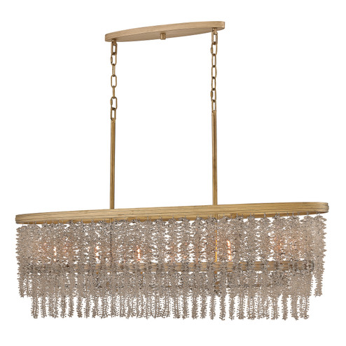 Rubina LED Linear Pendant in Burnished Gold (138|FR41496BNGLA)