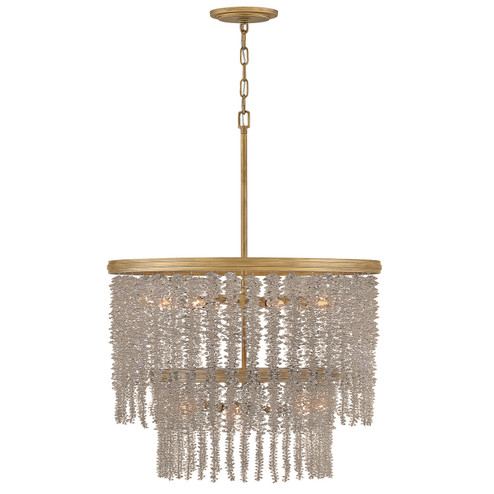 Rubina LED Chandelier in Burnished Gold (138|FR41495BNGLA)