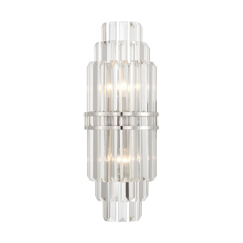 Hayes Two Light Wall Sconce in Polished Nickel (60|HAY1411PN)