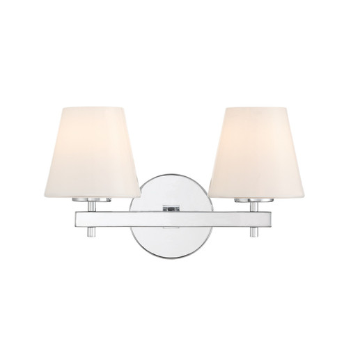 Colton Two Light Wall Sconce in Polished Chrome (60|COL202CH)