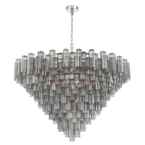Addis 40 Light Chandelier in Polished Chrome (60|ADD329CHSM)