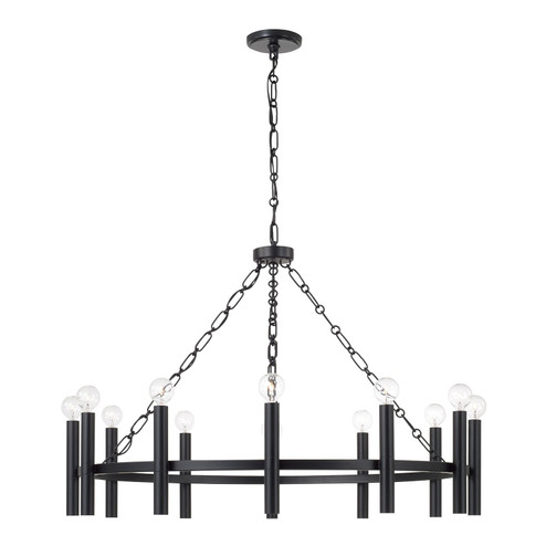 Winton 12 Light Chandelier in Matte Black (65|462001MB)