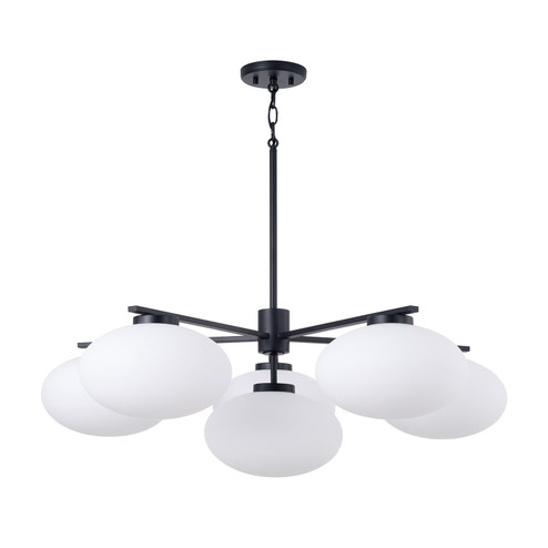 Soren Six Light Chandelier in Matte Black (65|460561MB)