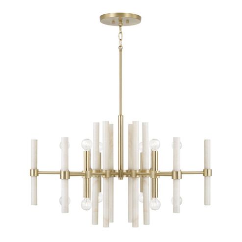 Marlow 12 Light Chandelier in Matte Brass (65|458001MA)