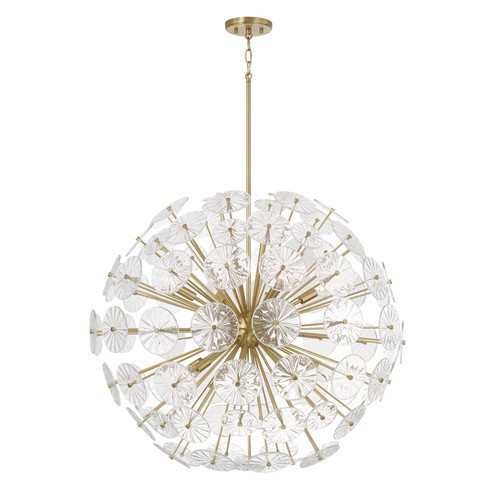 Emelie Eight Light Chandelier in Matte Brass (65|457881MA)