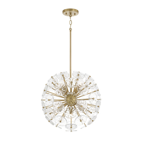Emelie Eight Light Pendant in Matte Brass (65|357881MA)