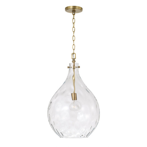 Bristol One Light Pendant in Aged Brass (65|325011AD)