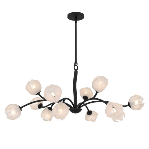 Walker 12 Light Chandelier in Matte Black (10|WALK5040MBK)