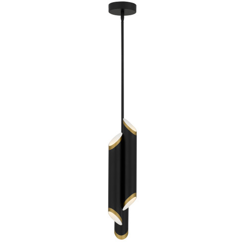 Manelis LED Mini Pendant in Matte Black (10|PCMAN1505MBK)