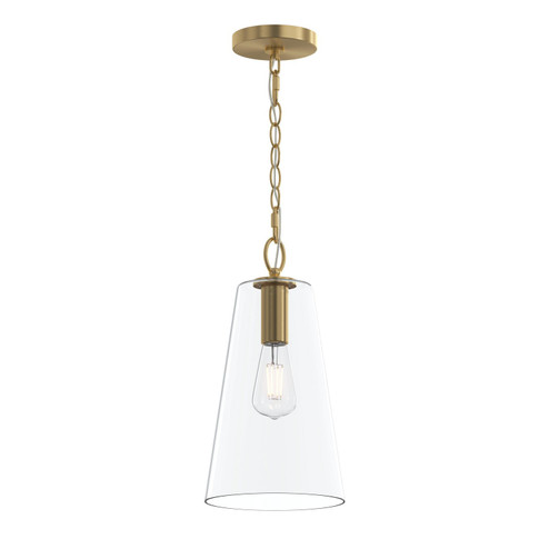 Jheni One Light Pendant in Brushed Gold (54|P500511191)
