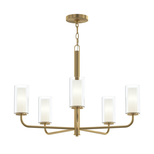 Mack Five Light Chandelier in Brushed Gold (54|P400475191)
