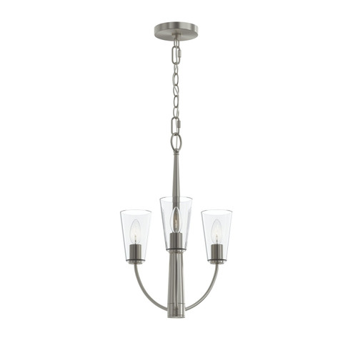 Jheni Three Light Chandelier in Brushed Nickel (54|P400452009)