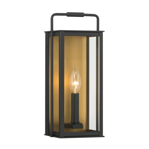 Aberdeen One Light Outdoor Wall Sconce in Sand Coal Black (7|78501877)