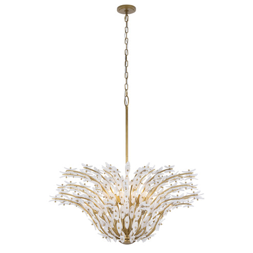 Sorra 14 Light Chandelier in Painted Legacy Brass (29|N3409870)