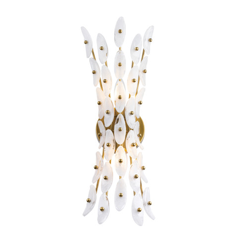 Sorra Two Light Wall Sconce in Painted Legacy Brass (29|N3402870)