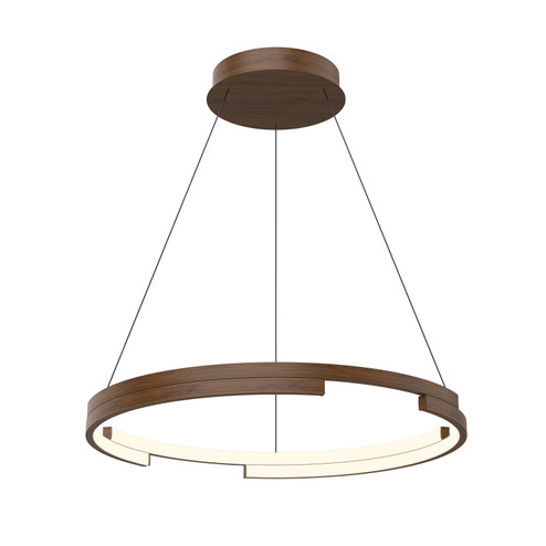 Anello Minor LED Pendant in Walnut (347|PD52724WTUNV)