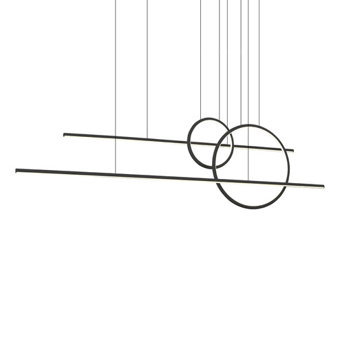 Chute Calypso LED Pendant in Black (347|MP14956BKUNV010)