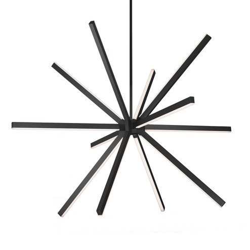 Sirius LED Chandelier in Black (347|CH14356BKUNV)