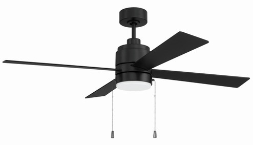 Energy Star McCoy 52'' 4 Blade Ceiling Fan 52'' Ceiling Fan in Flat Black (46|EMCY52FB4PC)