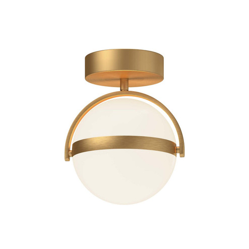 Globo LED Flush Mount in Brushed Gold (452|FM301001BGUNV)