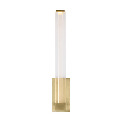 Reiya Square LED Wall Sconce in Hand-Rubbed Antique Brass (182|SLWS84927HABCA)