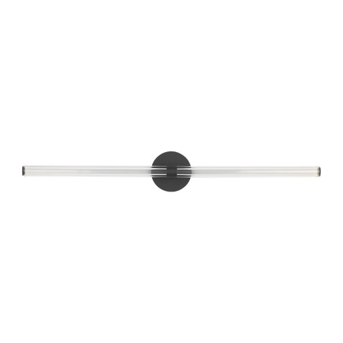 Reiya Round LED Vanity in Nightshade Black (182|SLV84427BCA)