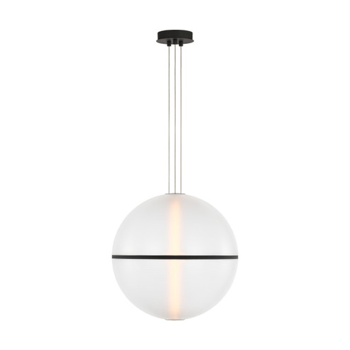 Bicono Round LED Pendant in Nightshade Black (182|SLPD841SCTBOA)