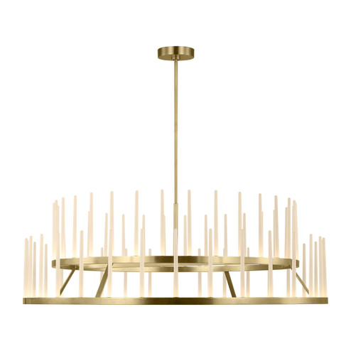 Sagrada LED Chandelier in Hand-Rubbed Antique Brass (182|SLCH81222HABEG)