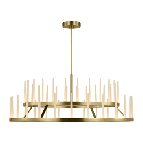 Sagrada LED Chandelier in Hand-Rubbed Antique Brass (182|SLCH81122HABEG)